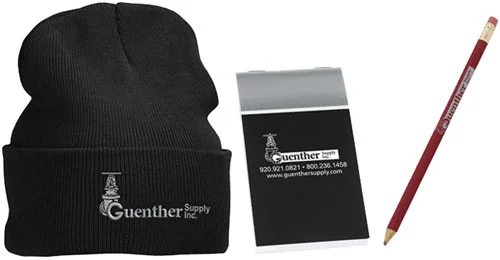 Big Cuff Knit Cap  //  Memo Book  //  Jumbo Pencil