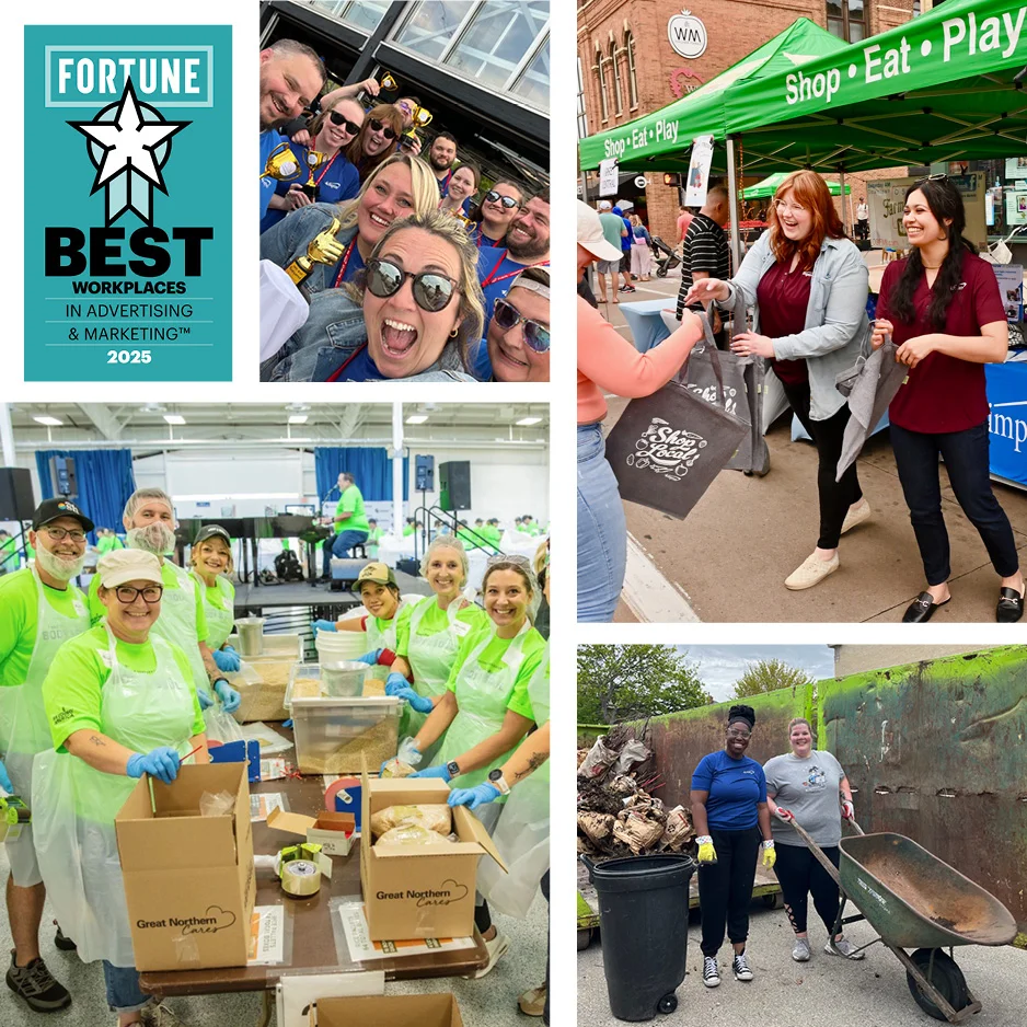 collage of 4imprint employee images