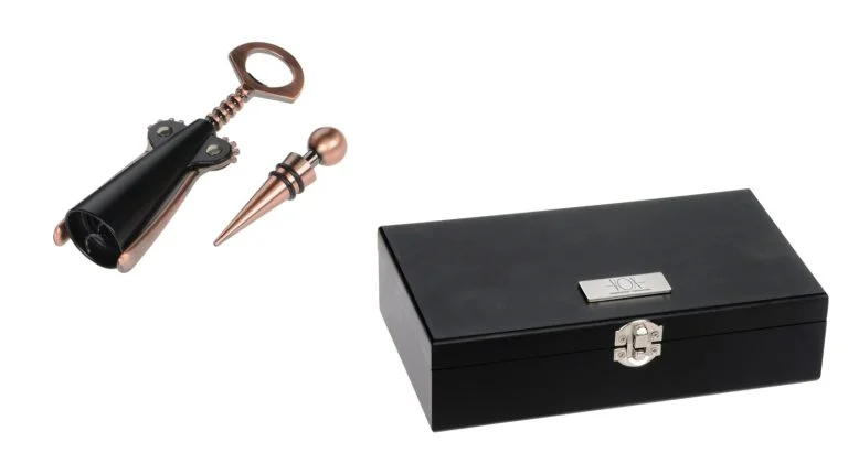 Wine opener and box set