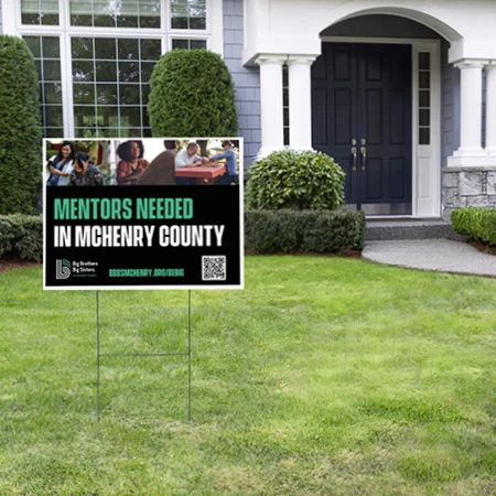 yard sign advertisement