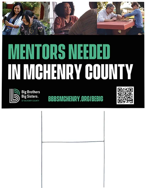 Low Quantity Full Color Corrugated Yard Sign with Wire Frame 