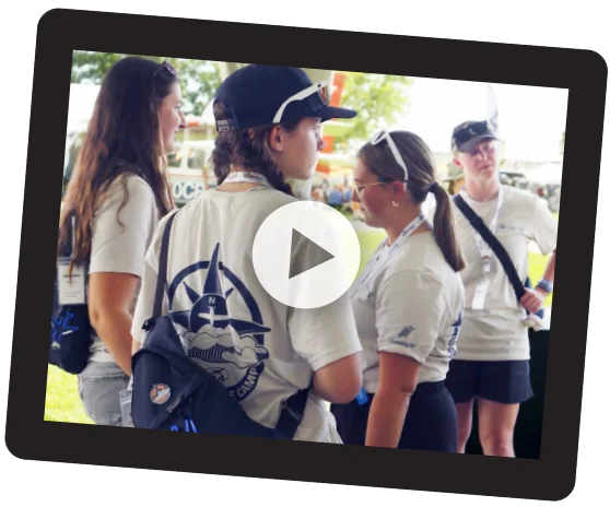 Click to watch video about EAA GirlVenture