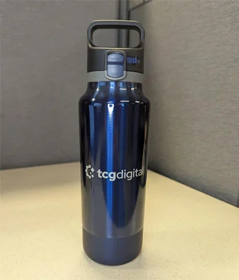 vacuum bottle with customer logo printed