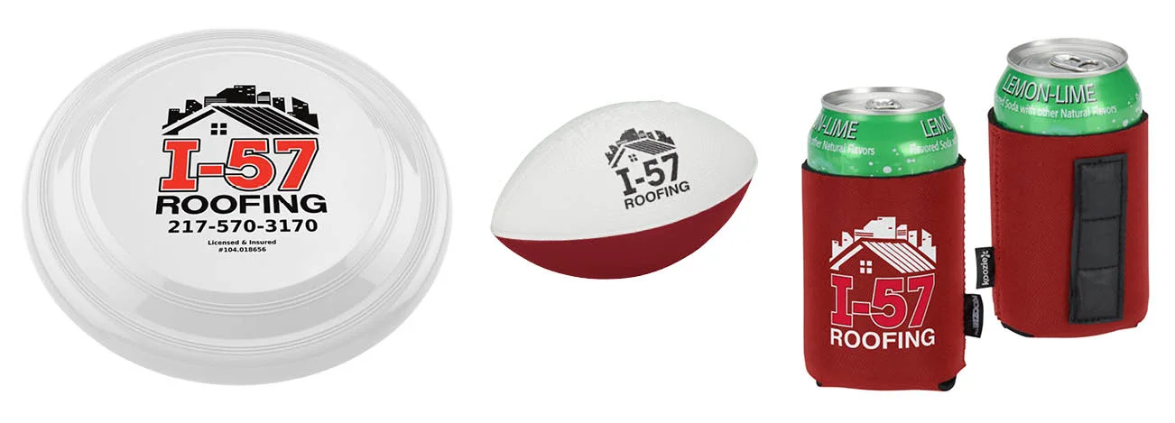Sport Flyer  //  5 inch Foam Football  //  Koozie Neoprene Collapsible Can Cooler 