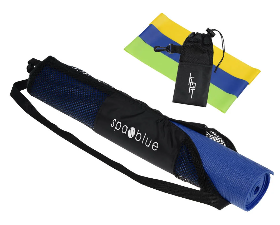 Strength Resistance Band Set  //  Traveler Yoga Mat 