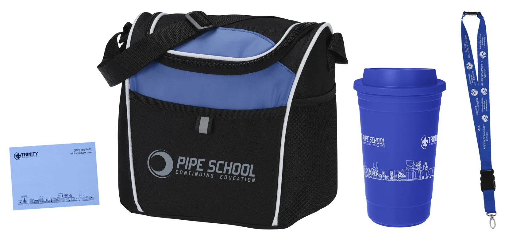 Post-it Notes  //  Mesa Lunch Kooler Bag  //  Passenger Travel Tumbler  //  Lanyard