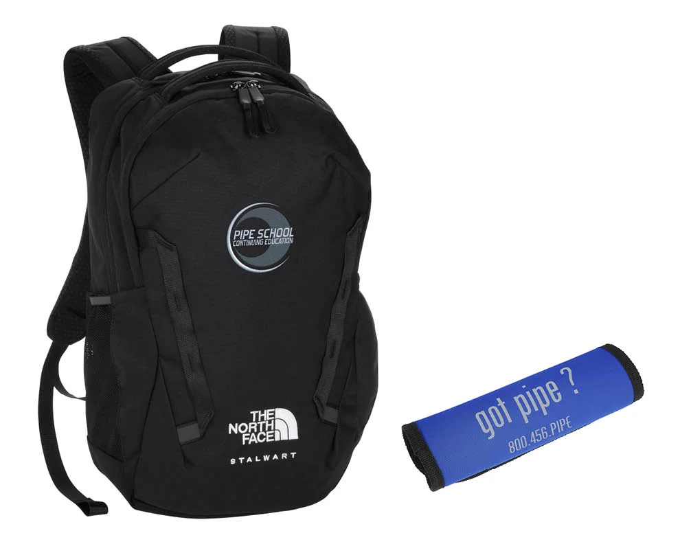 The North Face Stalwart Backpack  //  Grip-it Luggage Identifier