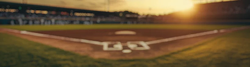 A blurry image of a baseball field