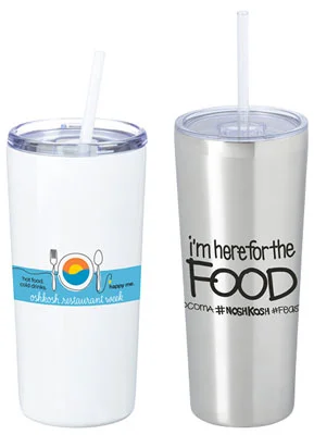 Refresh® Baylos Vacuum Tumbler with Straw  //  Thor Vacuum Tumbler