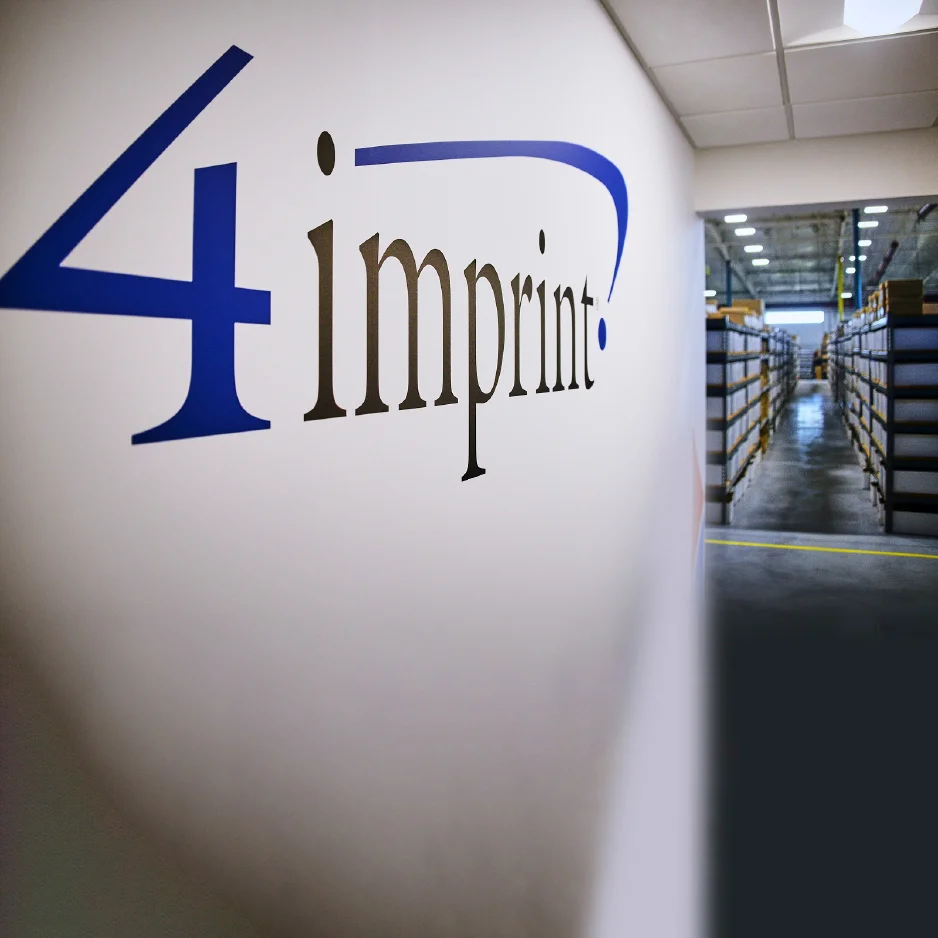 4imprint logo on a wall