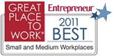 Great Place to work for small and medium workplaces 2011