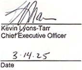 CEO Signature