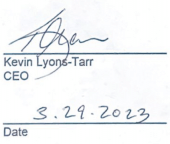 CEO Signature